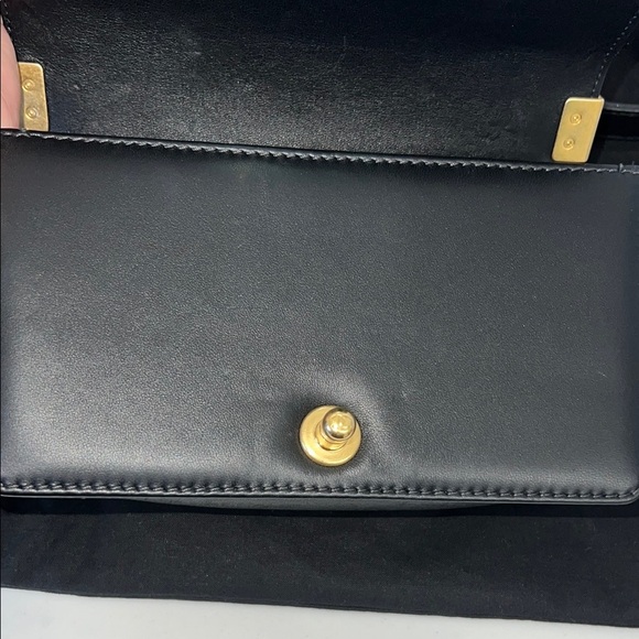 CHANEL Black and Gold tweed lambskin quilted braided jacket BOY flap bag - Picture 11 of 15